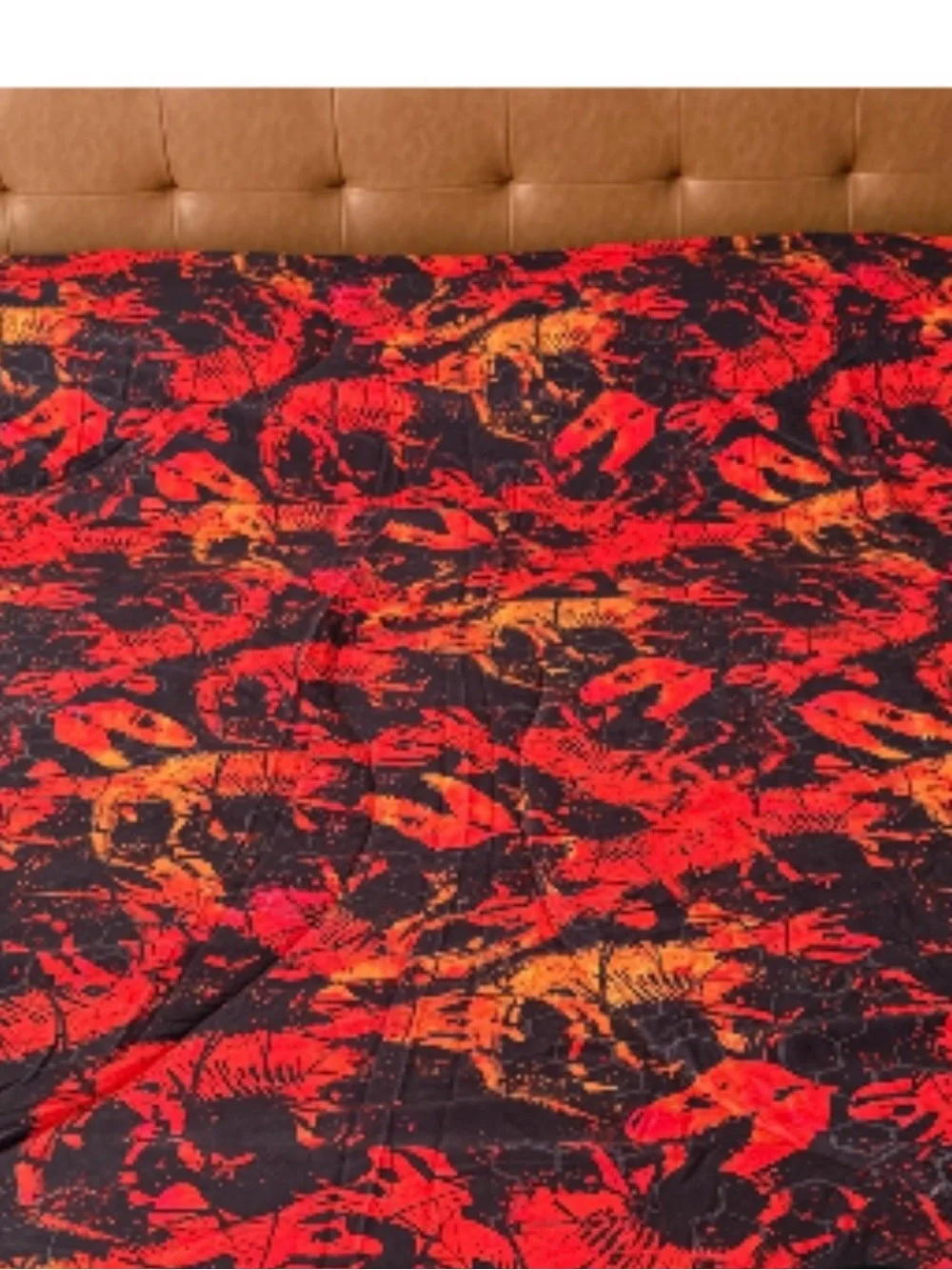 Jurassic Dinosaur Comforter in Brown and Multicolor